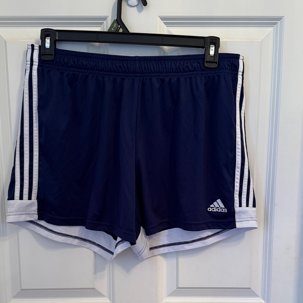 Adidas Women's Dark Blue Athletic Shorts. A-11